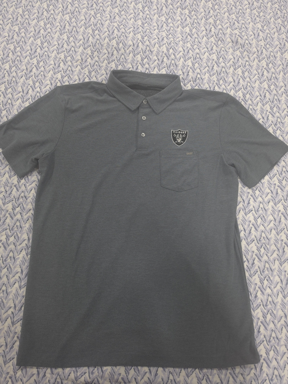 Vuori Men's Polo in Slate Gray with Chest Pocket